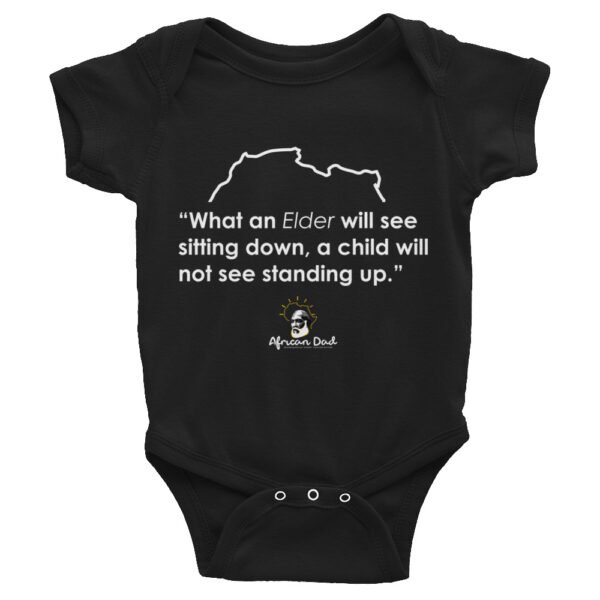 Baby Onesie with Elder Text