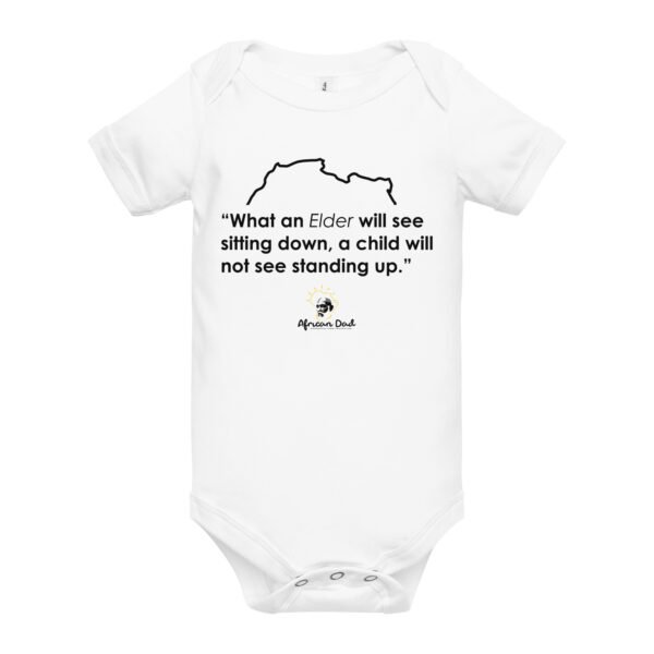 Baby Onesie with Elder Text - Image 3