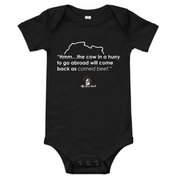Baby Onesie with Corned-Beef Text
