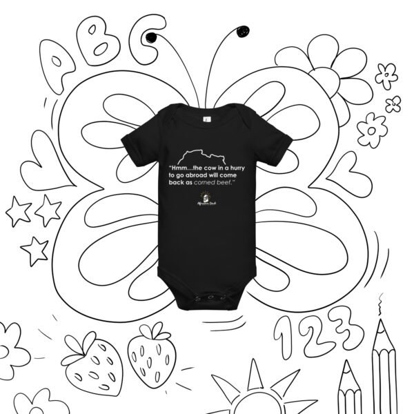 Baby Onesie with Corned-Beef Text - Image 4