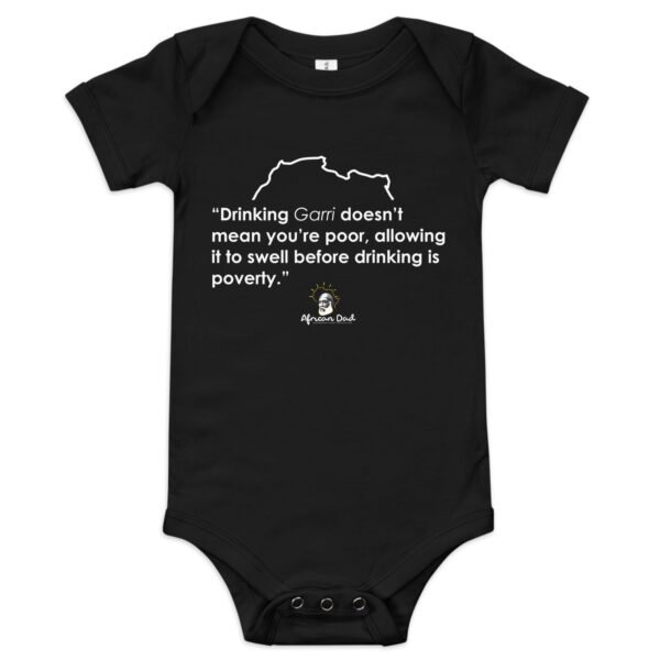 Baby Onesie with Garri Text