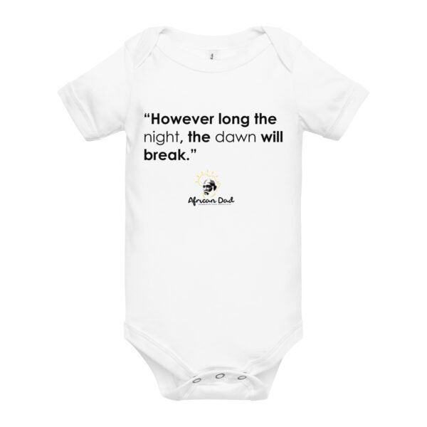 Baby Onesie with Dawn Text - Image 2