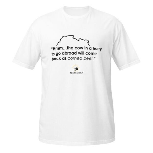 Unisex Basic Softstyle T-Shirt with Corned Beef Text - Image 2