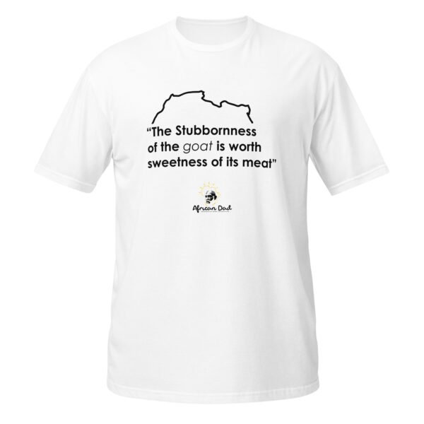 Unisex Basic Softstyle T-Shirt with Goat Text - Image 3